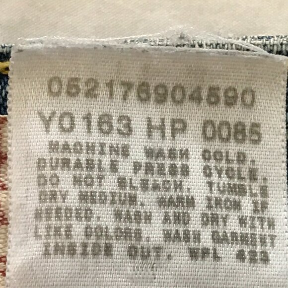 Levi's 519 Flare Jeans Women 11M Blue Mid Rise Medium Wash Stretch Skater Grunge - Picture 12 of 12